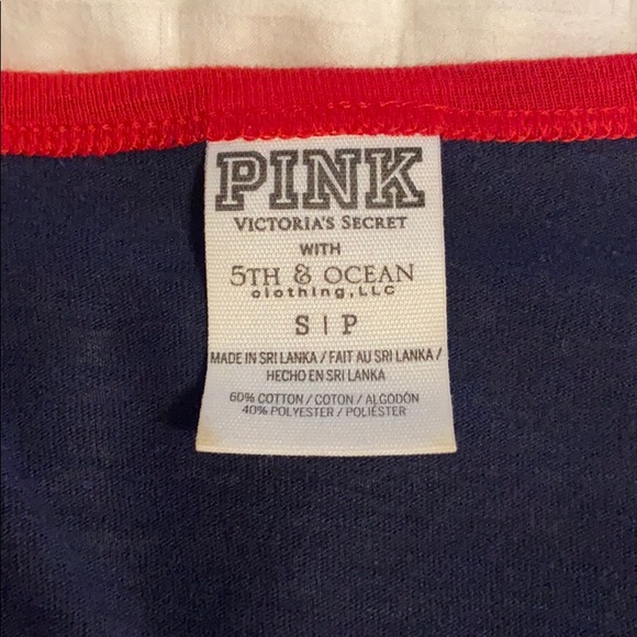 Victoria Secrets Red Sox 3/4 sleeve - Picture 5 of 5